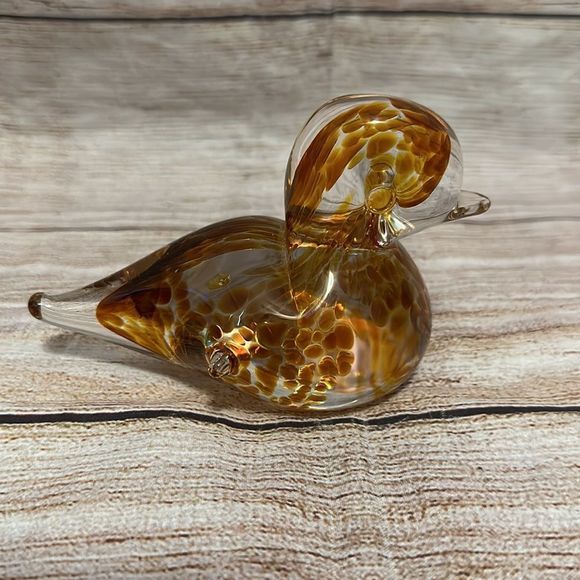 Beautiful Made in Sweden Glass Art Bird Sculpture Figurine - Picture 4 of 9